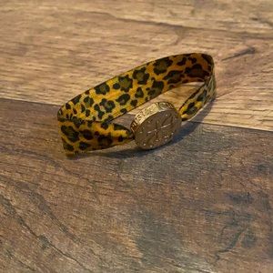 Cheetah rustic cuff